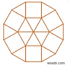 한 변의 길이가 d인 정십이각형을 만들 수 있는 방법의 수를 세는 C++ 프로그램