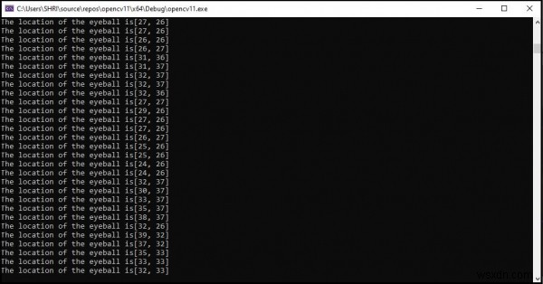 C++와 OpenCV로 안구 움직임을 감지하고 추적하는 방법