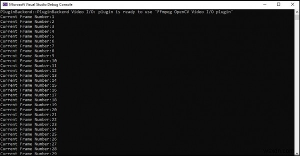 C++ OpenCV로 현재 프레임 위치 확인하는 방법