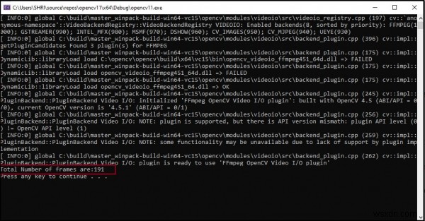 C++와 OpenCV로 동영상의 총 프레임 수 구하는 방법