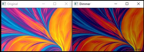 C++와 OpenCV를 활용한 이미지 밝기 줄이기 방법