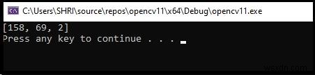 C++로 OpenCV에서 특정 픽셀 값 읽기: at() 메서드와 직접 접근 방식