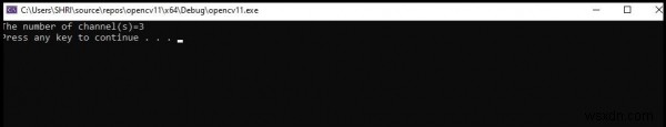 C++ OpenCV로 이미지의 채널 수 확인하는 방법