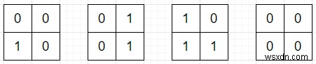 C++로 이진 행렬을 모두 0으로 만드는 최소 연산 횟수 구하기