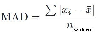 C++로 구현하는 평균 절대 편차(MAD) 계산 프로그램