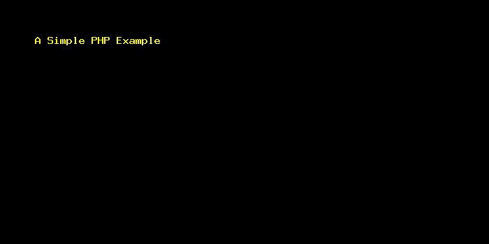 PHP imagecreatetruecolor() 함수로 새로운 트루 컬러 이미지 생성하기