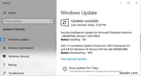 Windows 10에서 Windows 업데이트 완벽하게 관리하는 방법