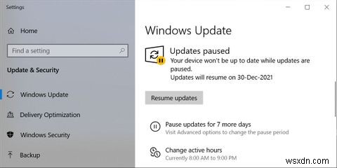 Windows 10에서 Windows 업데이트 완벽하게 관리하는 방법