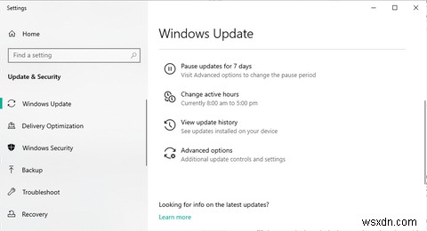 최신 Windows 업데이트가 내 PC에 표시되지 않는 이유와 해결 방법