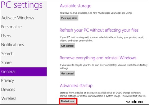 Windows 8 PC에서 BIOS 진입하는 방법 총정리