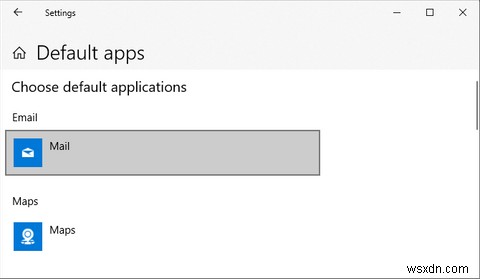 Windows 10에서 파일 연결 및 기본 프로그램을 변경하는 방법