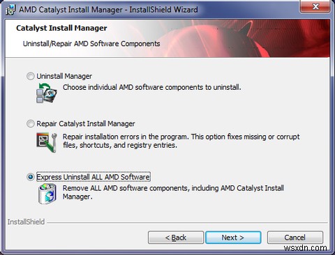 Windows에서 AMD 또는 ATI 디스플레이 드라이버를 찾고 수정하는 방법