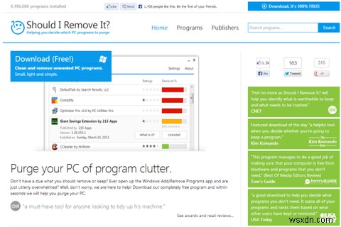 내 PC에서 지워야 할 프로그램 찾기, Should I Remove It? 완벽 활용 가이드
