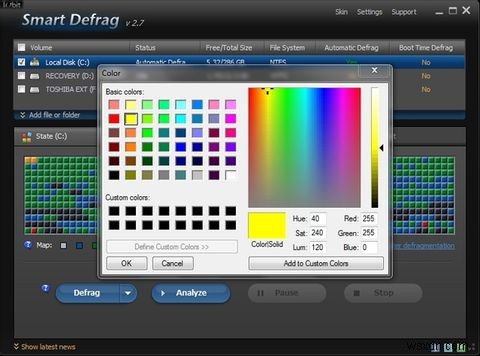 IObit Smart Defrag: 뛰어난 하드 드라이브 조각 모음 및 최적화 도구 [Windows]