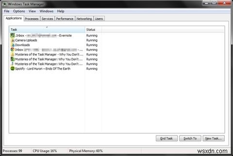 Windows 7 작업 관리자의 비밀: 대체 프로그램이 필요 없는 이유