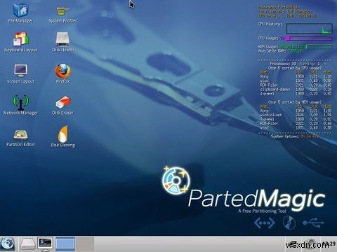 Parted Magic: 라이브 CD 하나로 해결하는 완벽한 하드 드라이브 관리 도구
