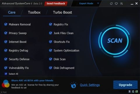 Advanced SystemCare 6 베타 2.0 – 내 PC를 위한 만능 관리 도구 [Windows]