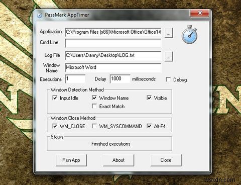 AppTimer: 프로그램 시작 시간을 정확하게 측정하는 Windows 벤치마킹 도구
