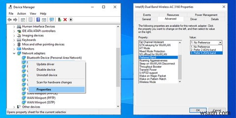Windows 10에서 Wi-Fi를 2.4GHz에서 5GHz로 전환하는 방법