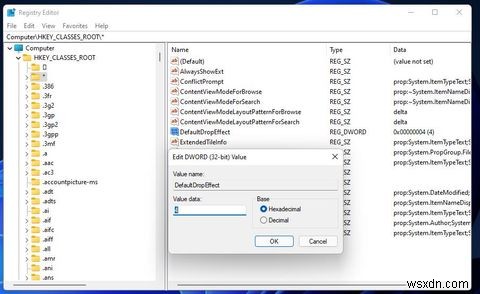 Windows 11/10에서 기본 드래그 앤 드롭 파일 동작을 변경하는 3가지 방법