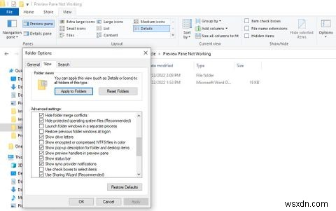Windows 10 미리보기 창이 작동하지 않을 때? 해결하는 8가지 방법
