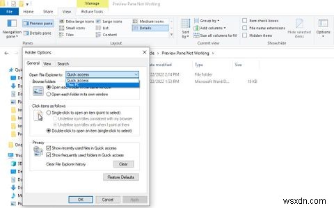 Windows 10 미리보기 창이 작동하지 않을 때? 해결하는 8가지 방법