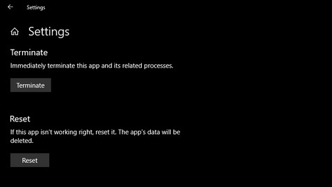 Windows 10에서 설정 앱을 초기화하는 방법