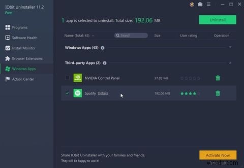 IObit Uninstaller로 Windows 10 프로그램 한 번에 일괄 삭제하는 방법