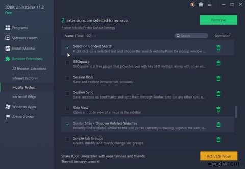 IObit Uninstaller로 Windows 10 프로그램 한 번에 일괄 삭제하는 방법