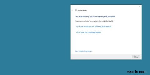 Windows 문제 해결사가  문제를 식별할 수 없습니다 라고 할 때, 다음으로 시도해야 할 해결 방법