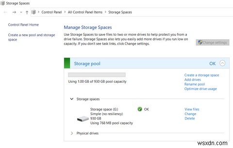 윈도우 저장 공간(Storage Spaces)이란? 개념부터 만들고 관리하는 방법까지