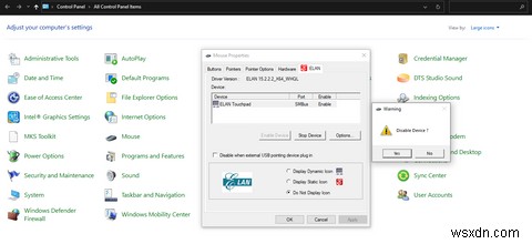 Windows 10에서 터치패드를 비활성화하는 6가지 방법