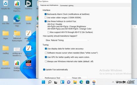 Windows 10에서 f.lux를 100% 활용하는 5가지 방법