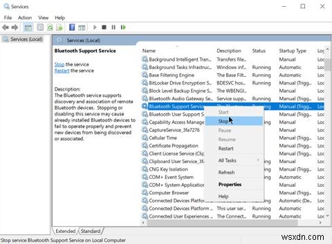 Windows 10에서 블루투스 끄는 방법 5가지