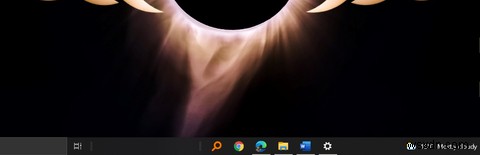 Windows 10 작업 표시줄 아이콘 가운데 정렬하는 방법