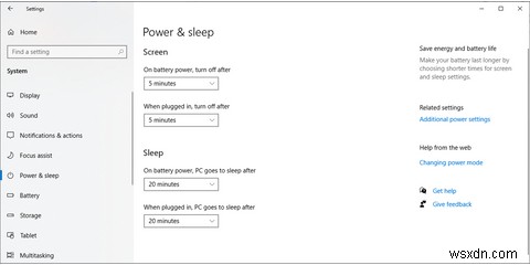 Windows 10 화면이 설정 시간 후에도 꺼지지 않을 때 해결하는 5가지 방법