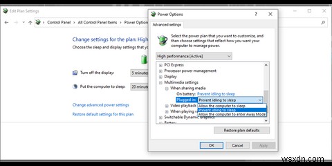 Windows 10 화면이 설정 시간 후에도 꺼지지 않을 때 해결하는 5가지 방법