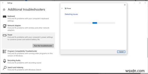 Windows 10 화면이 설정 시간 후에도 꺼지지 않을 때 해결하는 5가지 방법
