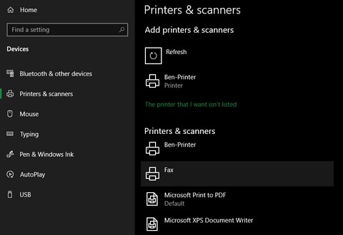 Windows 10에서 기본 프린터 설정하는 방법