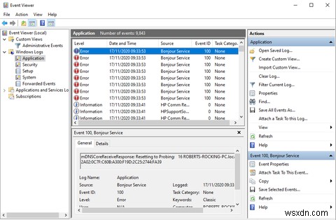 Windows 이벤트 뷰어 로그로 PC 문제를 진단하고 해결하는 방법