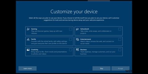 Windows 10, 이제 사용자의 용도에 맞춰 설정을 자동으로 조정합니다