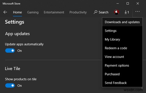 Windows 10에서 자동 앱 업데이트 끄는 방법 총정리