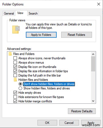 Windows 10에서 파일, 폴더 및 드라이브를 숨기는 5가지 방법
