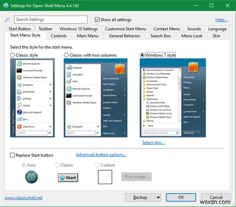 Windows 10을 Windows 7 또는 XP처럼 보이게 하는 방법