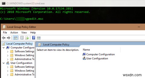 Windows 10에서 로컬 그룹 정책 편집기(gpedit.msc)를 여는 방법