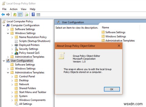 Windows 10에서 로컬 그룹 정책 편집기(gpedit.msc)를 여는 방법