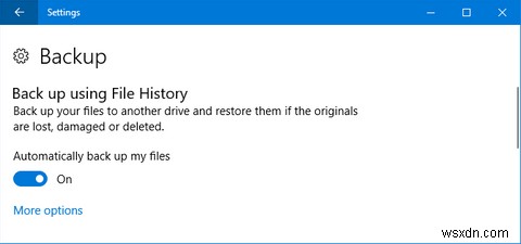 Windows 10 파일 기록으로 Outlook 이메일 안전하게 백업하는 방법