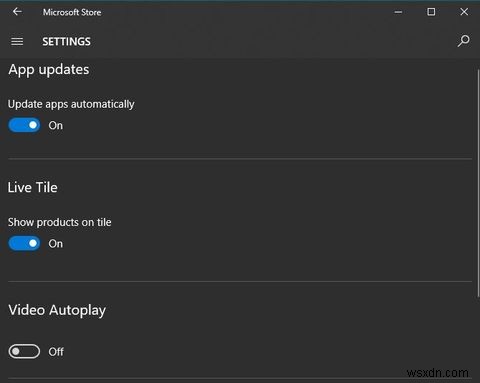 마이크로소프트 스토어에서 영상 자동 재생 끄는 방법 완벽 정리