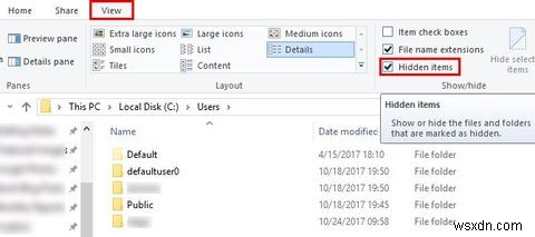 Windows 10, 8.1, 7에서 숨겨진 파일·폴더 쉽게 표시하는 방법