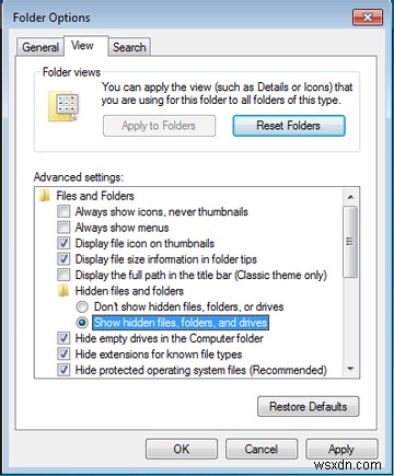 Windows 10, 8.1, 7에서 숨겨진 파일·폴더 쉽게 표시하는 방법